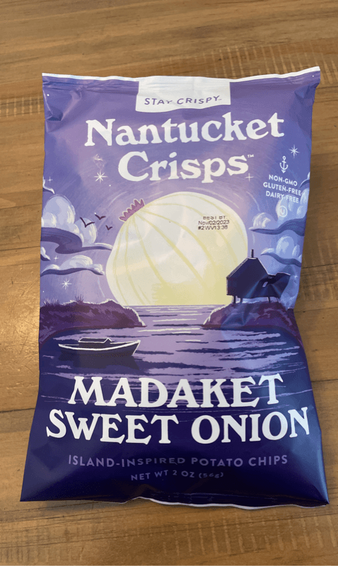 Nantucket Crisps Madaket Sweet Onion Island-Inspired Potato Chips