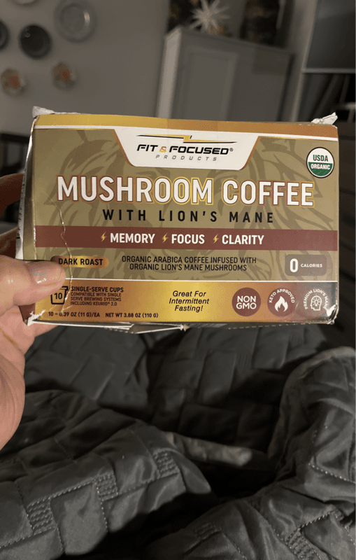 Fit Focused Products Mushroom Coffee With Lion'S Mane Dark Roast