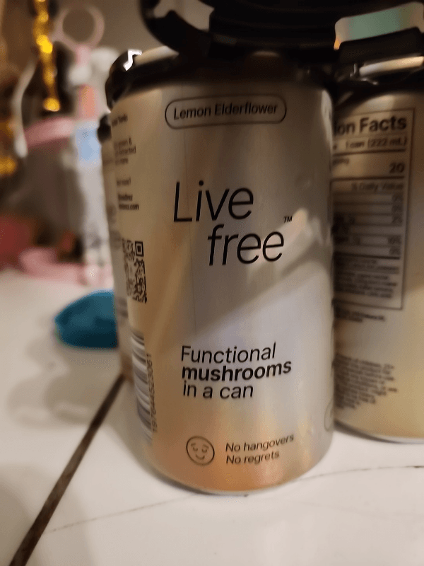 Live Free Lemon Elderflower