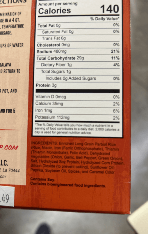 Cajun Jambalaya Entree Mix