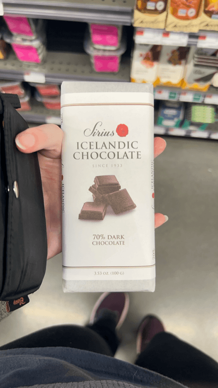 Sirius Icelandic Chocolate 70% Dark Chocolate