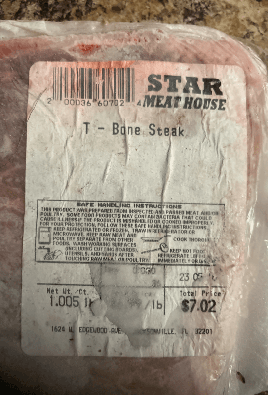 Star Meat House T-Bone Steak