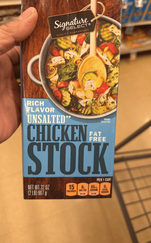 Signature Select Unsalted Chicken Stock