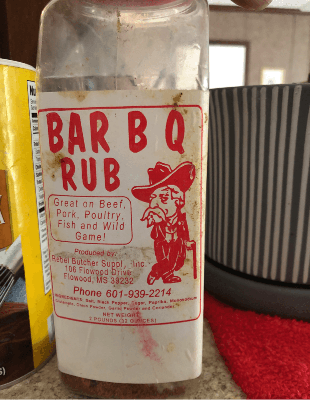 Rebel Bar B Q Rub Seasoning 2 Pounds