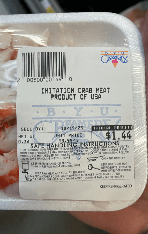 Byu Imitation Crab Meat