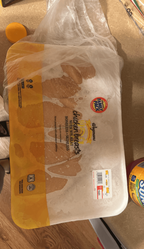 Wegmans Boneless, Skinless Chicken Breasts With Rib Meat