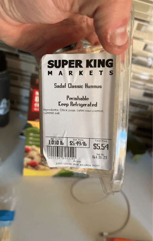 Super King Markets Sadaf Classic Hummus