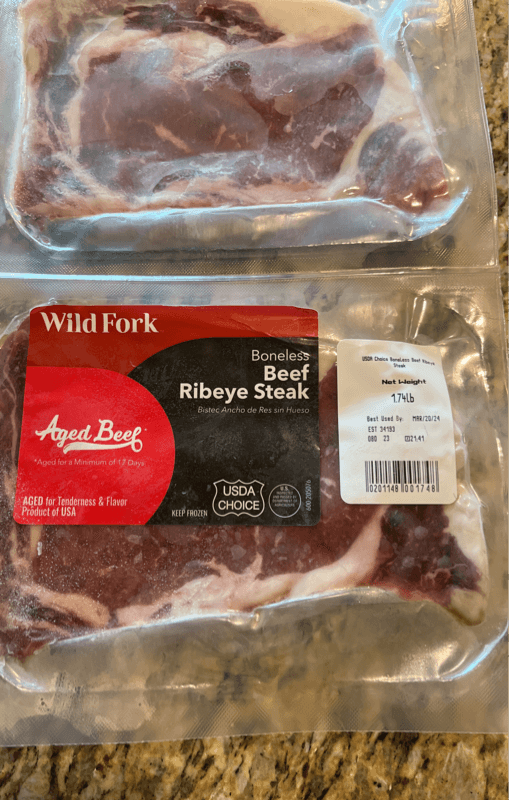 Wild Fork Boneless Beef Ribeye Steak