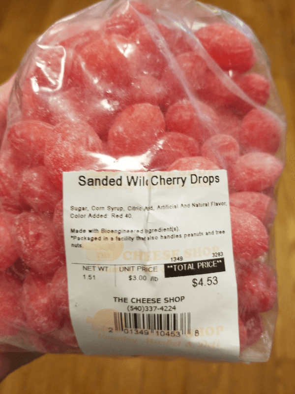 The Cheese Shop Sanded Wild Cherry Drops