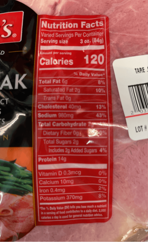 Cook'S Premium Lean Hickory Smoked Bone-In Ham Steak