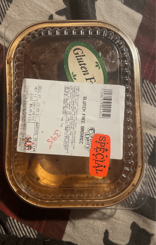 Country Dairy Fresh Meat Market Gluten Free Brownie