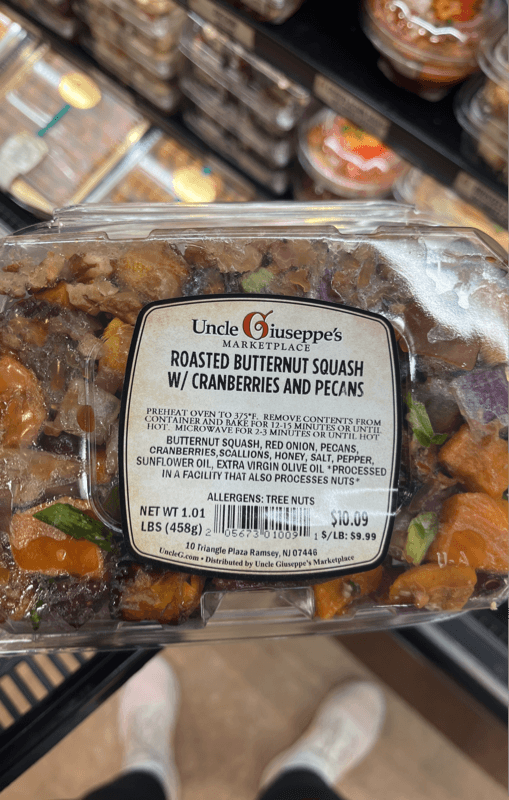 Uncle Giuseppe'S Marketplace Roasted Butternut Squash W/ Cranberries And Pecans