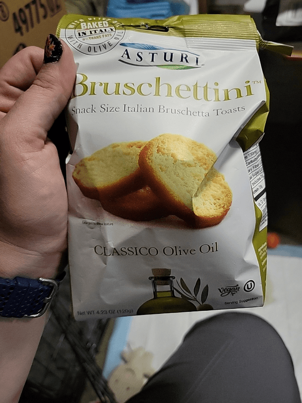 Asturi Bruschettini Snack Size Italian Bruschetta Toasts Classico Olive Oil