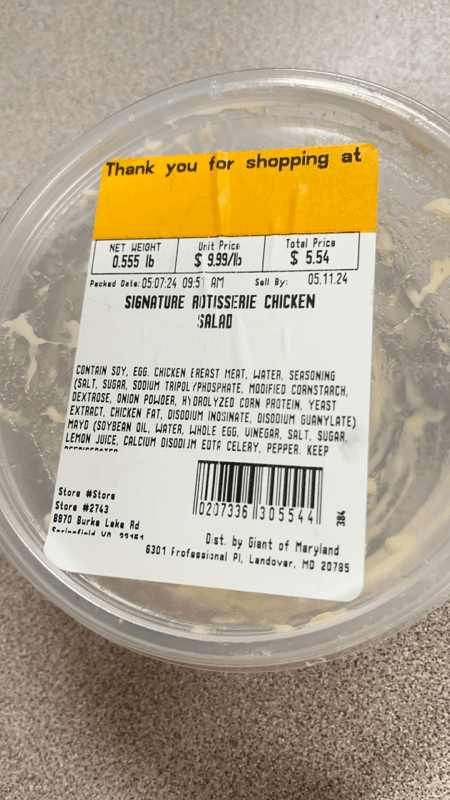 Signature Rotisserie Chicken Salad