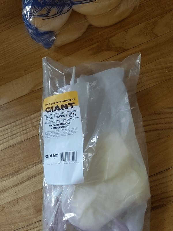 Giant Lol White American Cheese Product