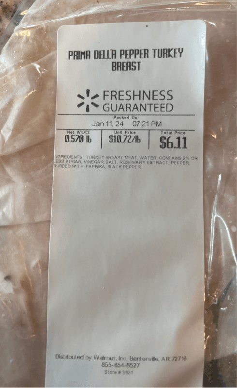 Freshness Guaranteed Prima Della Pepper Turkey Breast