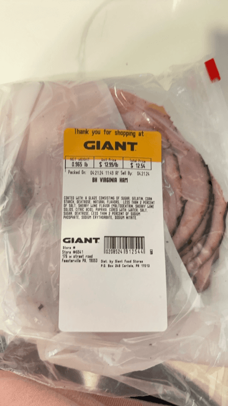 Giant Bh Virginia Ham