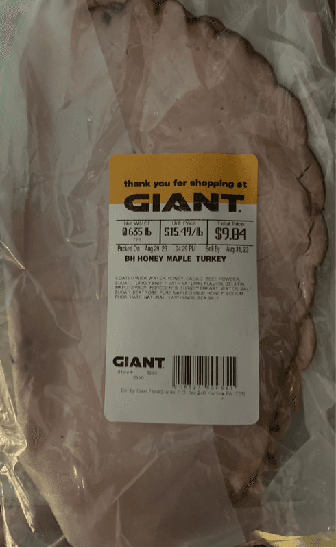Bh Honey Maple Turkey