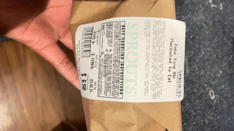 Sprouts Farmers Market Poke Tuna Ahi Marinated To Eat