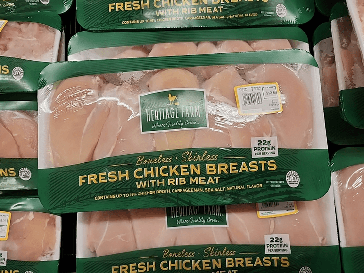 Heritage Farm Fresh Chicken Breasts With Rib Meat