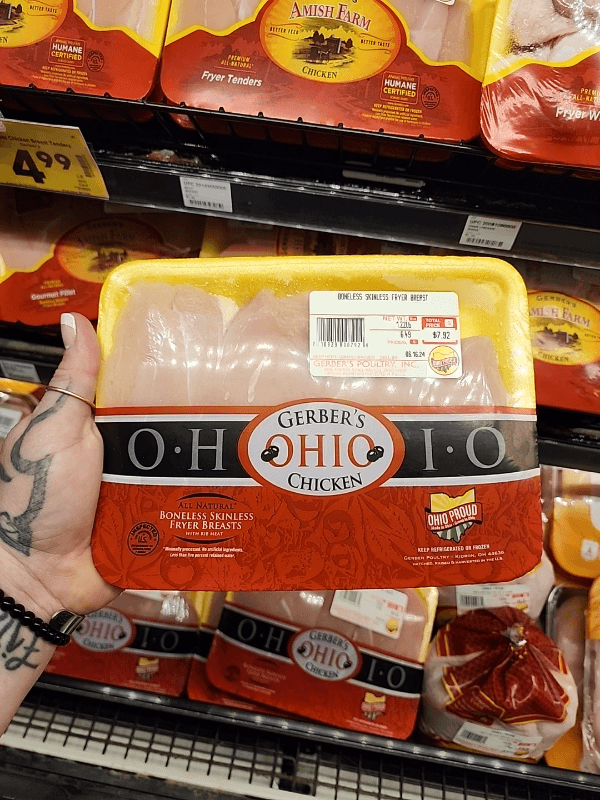 Gerber'S Chicken Ohio Boneless Skinless Fryer Breasts