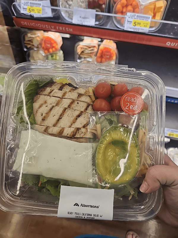 Albertsons Ready Meals California Salad W/ Chicken & Avocado