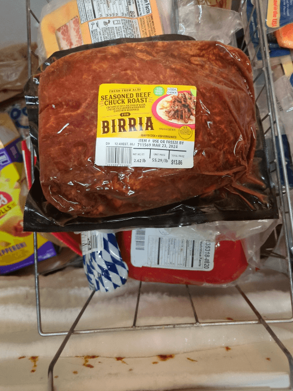 Fresh From Aldi Seasoned Beef Chuck Roast For Birria
