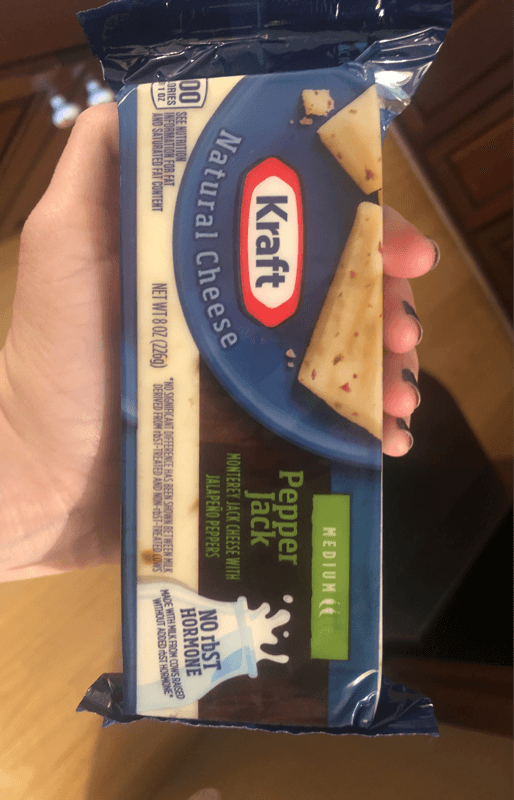 Kraft Pepper Jack Natural Cheese