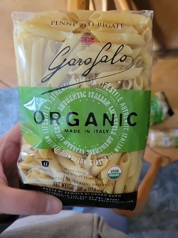 Garofalo Penne Ziti Rigate Organic Macaroni Pasta