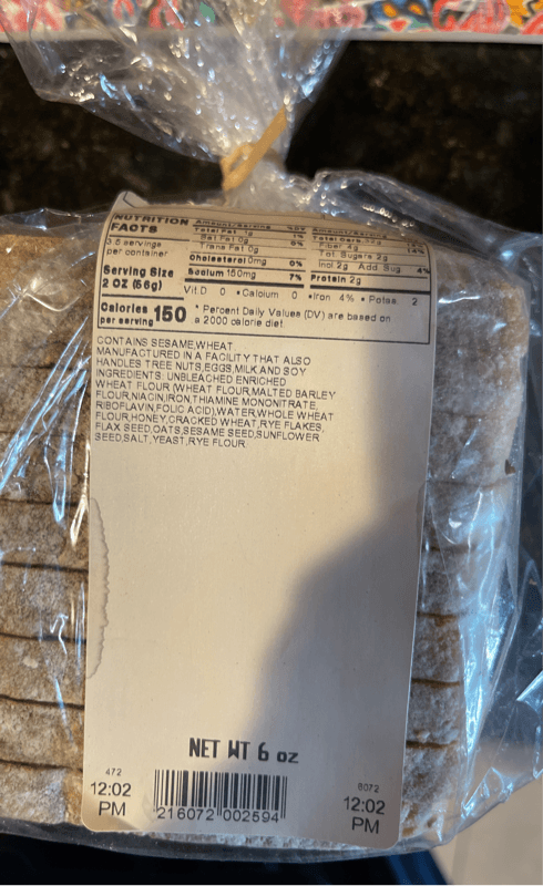 Food Lion Npr Multi Grain Half Loaf