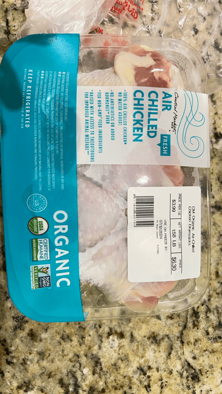 Central Market Organic Air-Chilled Chicken Drumsticks