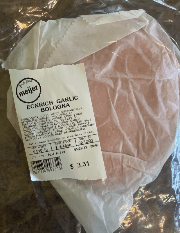 Meijer Eckrich Garlic Bologna