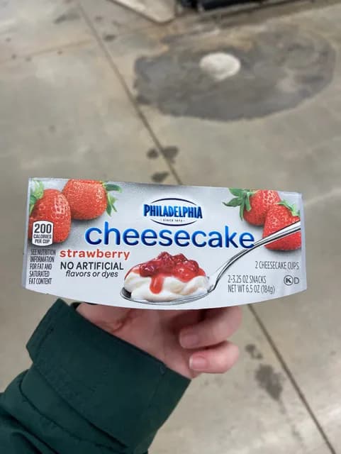 Philadelphia Strawberry Cheesecake
