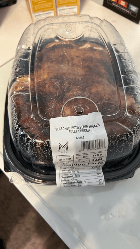 Member'S Mark Seasoned Rotisserie Chicken