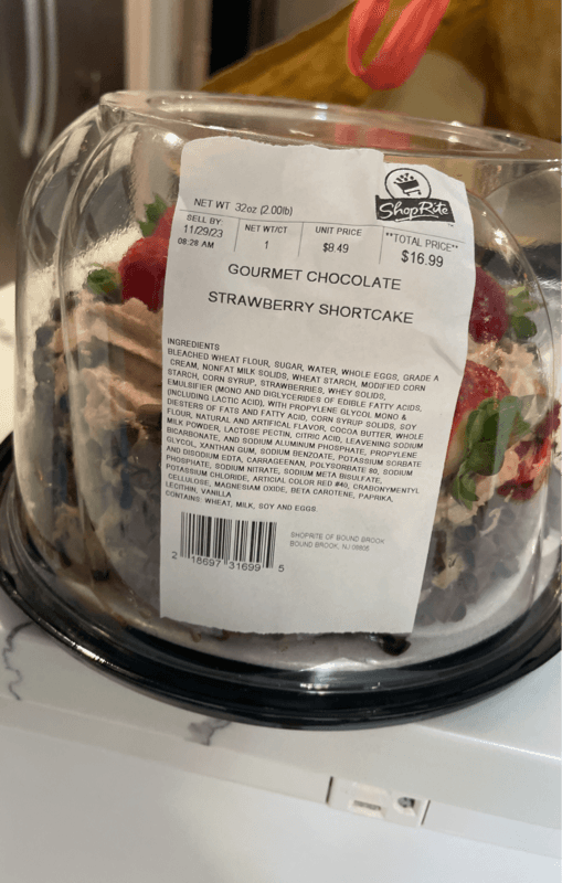 Shoprite Gourmet Chocolate Strawberry Shortcake
