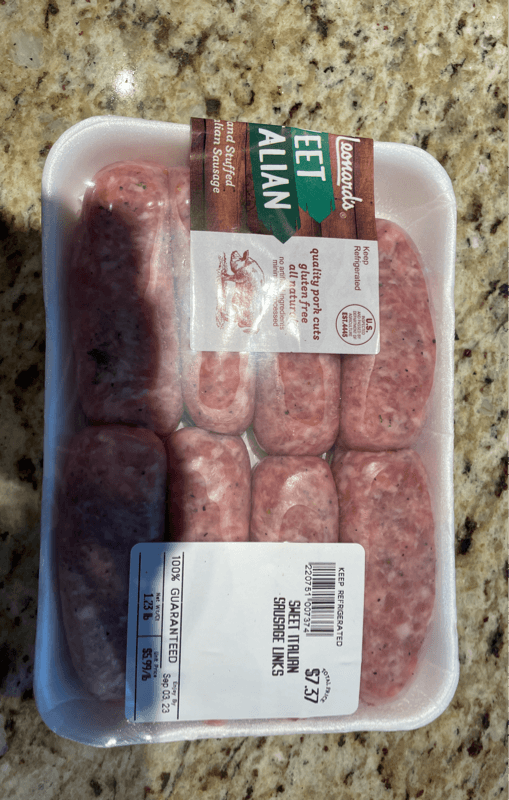 Stew Leonard'S Sweet Italian Sausage Links