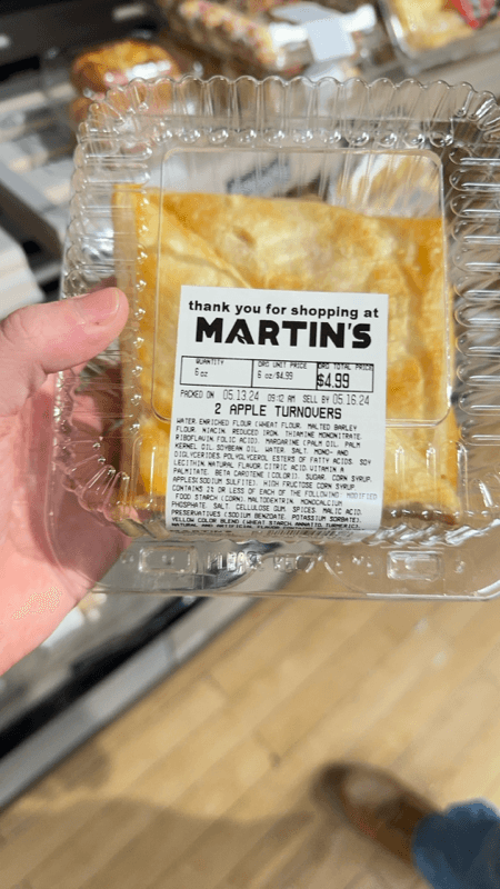Martin’S Apple Turnovers