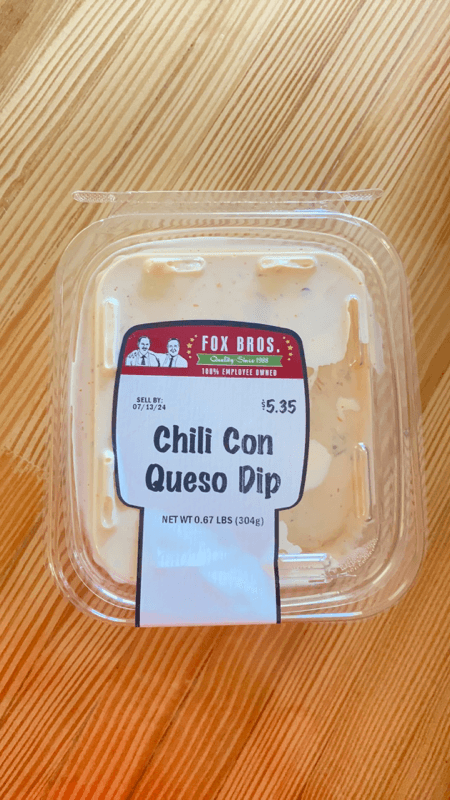 Fox Bros. Chili Con Queso Dip