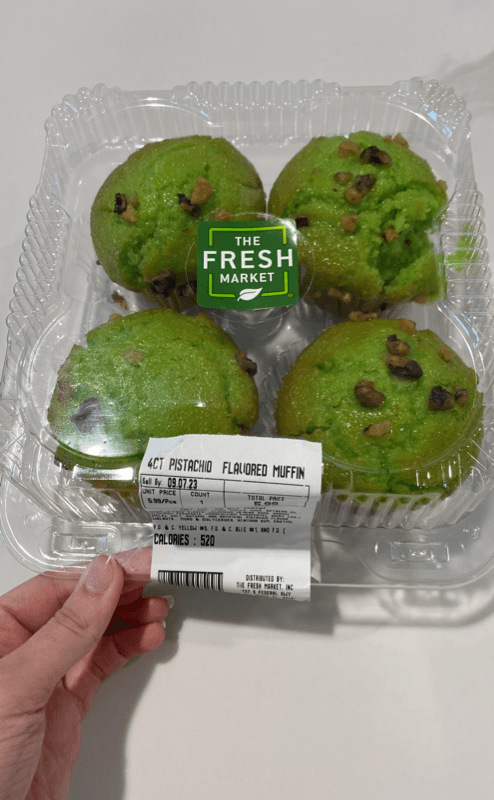 The Fresh Market Pistachio Flavored Muffin