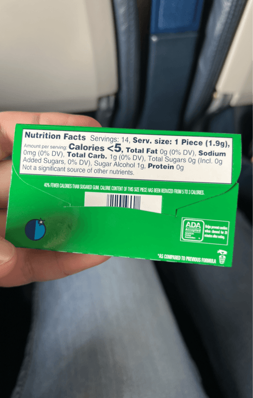 Wrigley'S Orbit Spearmint Gum