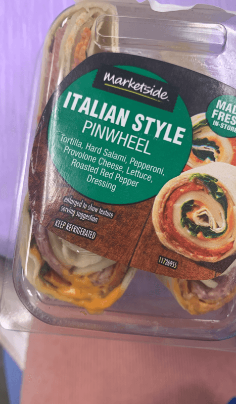 Marketside Italian Style Deli Pinwheel Sandwich