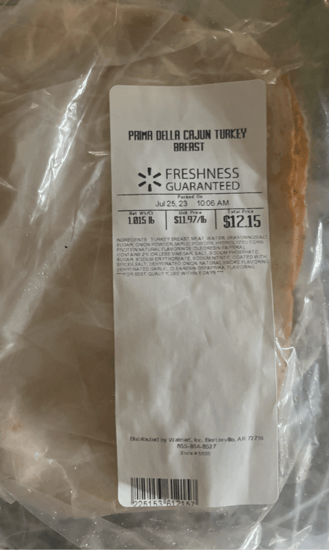 Freshness Guaranteed Prima Della Cajun Turkey Breast