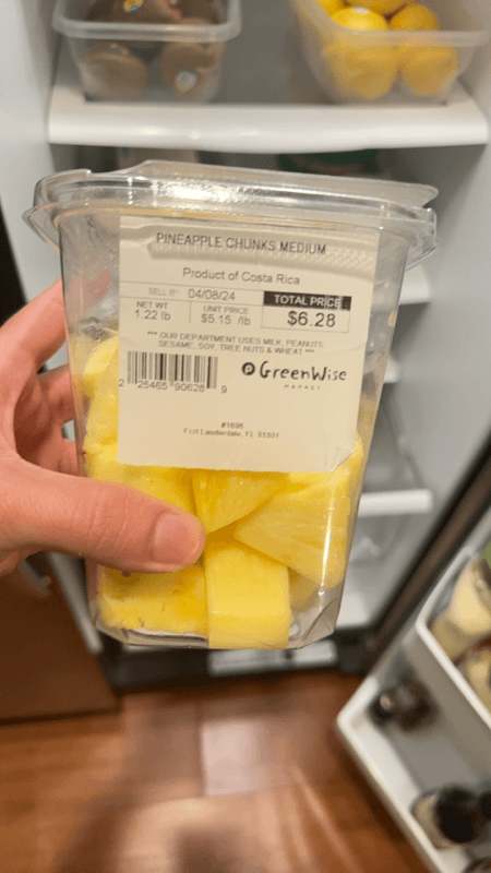 Greenwise Pineapple Chunks Medium