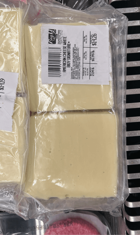 Big Y American Cheese White