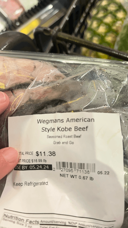 Wegmans American Style Kobe Beef