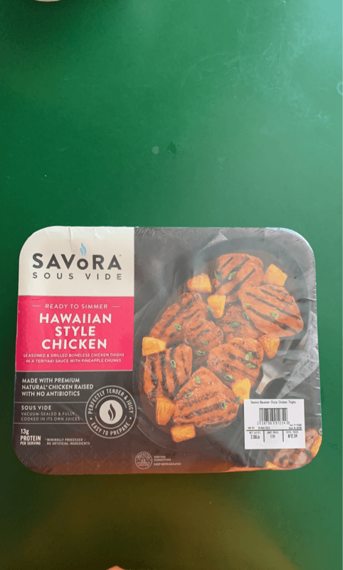 Savora Sous Vide Hawaiian Style Chicken