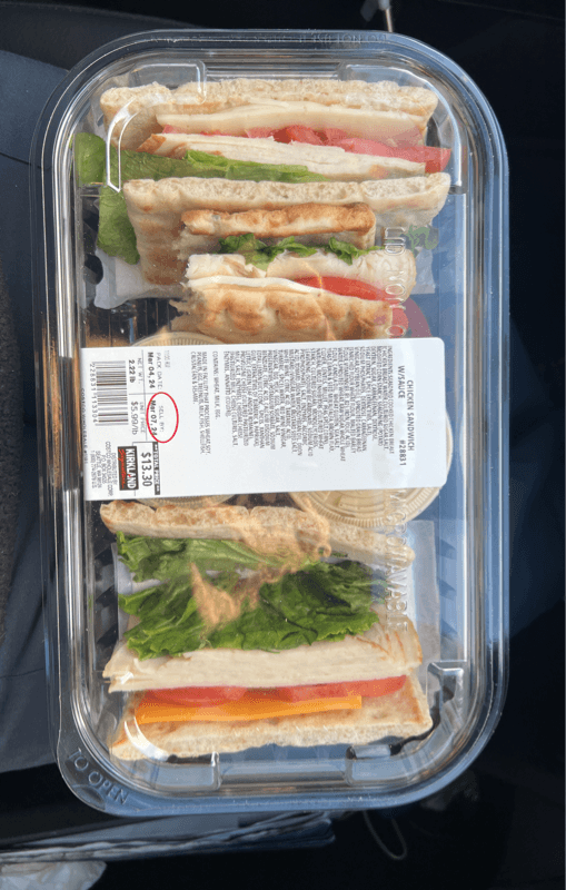 Kirkland Signature Chicken Sandwich With Sauce