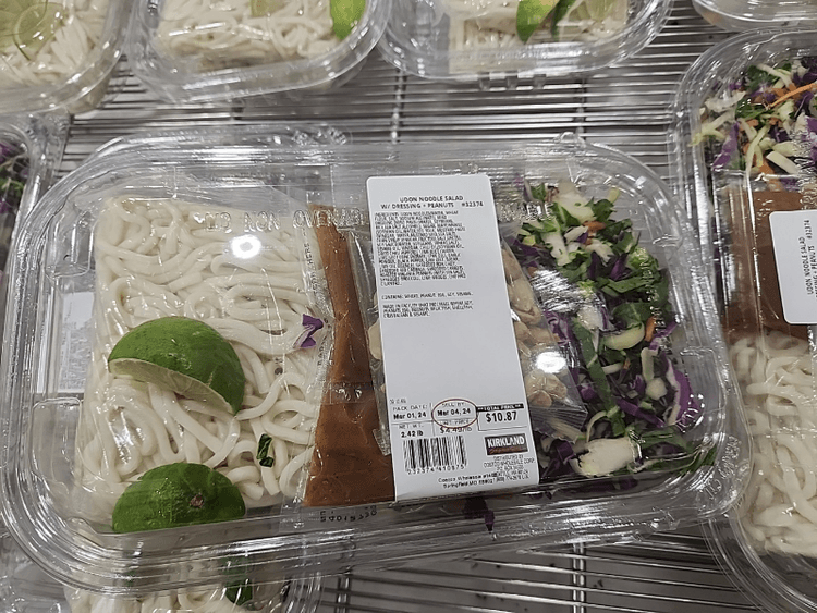 Kirkland Signature Udon Noodle Salad W/ Dressing + Peanuts