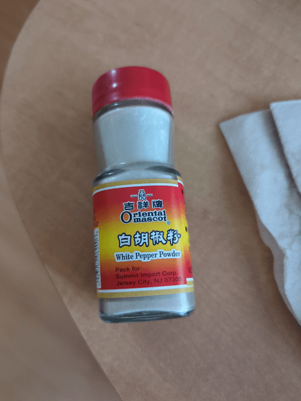 Oriental Mascot White Pepper Powder