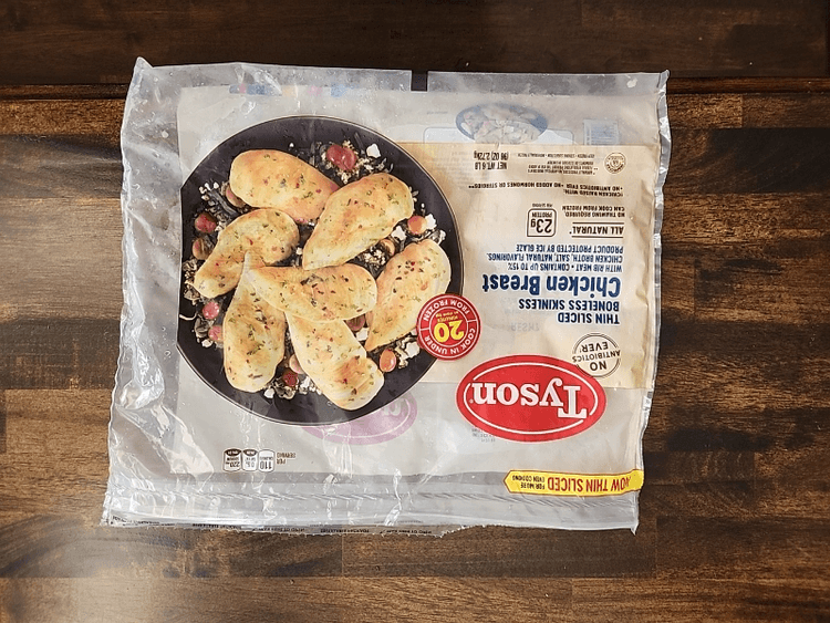 Tyson Thin Sliced Boneless Skinless Chicken Breast